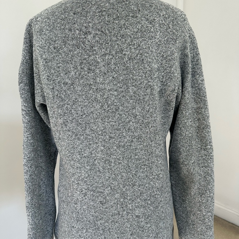 Patagonia Gray Heather Full-Zip Teddy Fleece Jacket - Picture 3 of 4